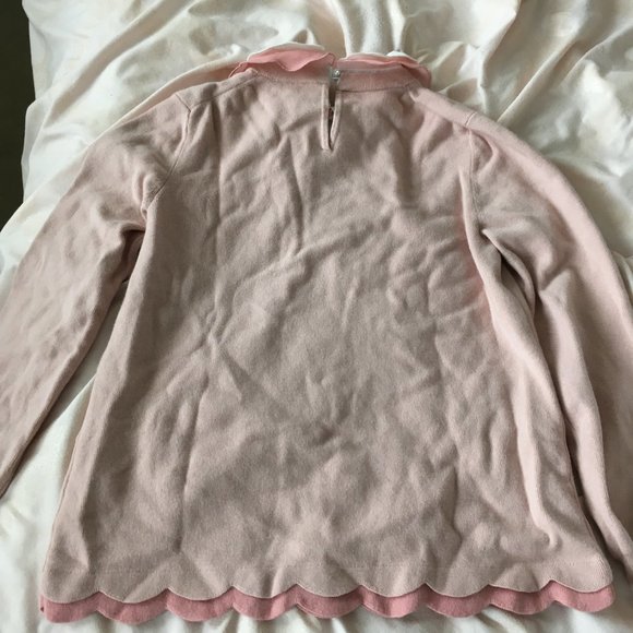 Ted Baker Lheo Scallop Detail Layered Sweater light pink size 1 *PLEASE READ* - Picture 10 of 16